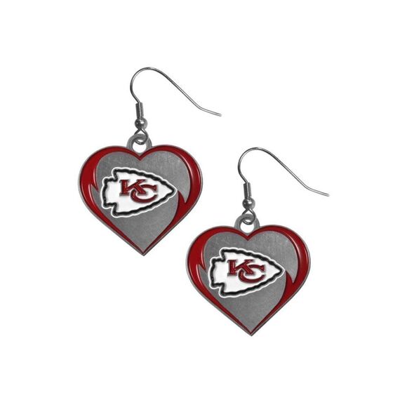 Kansas City Chiefs Earrings - Picture 1 of 3